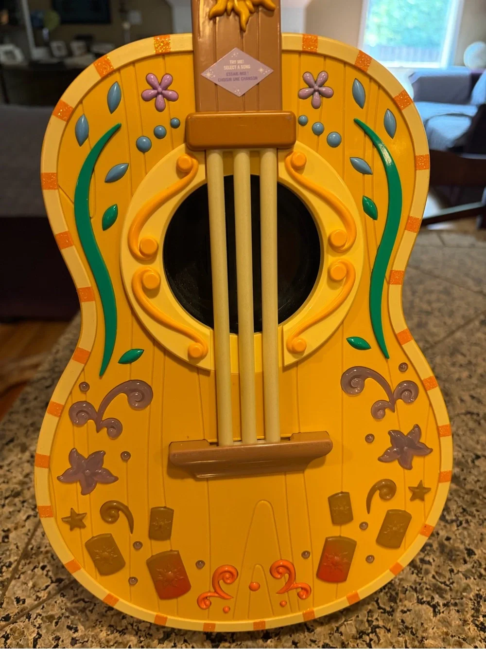 Rapunzel Colorful Musical Magical Electronic Guitar 22 inches long